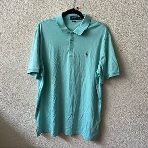 Men’s Polo Ralph Lauren Classic Fit Polo Shirt Light Green Size‎ L
